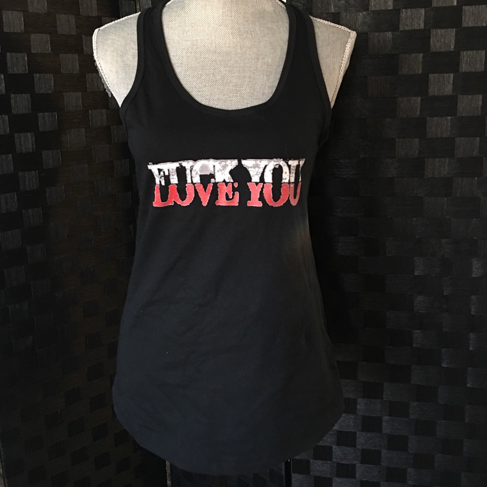 F**k You Love You racerback tank